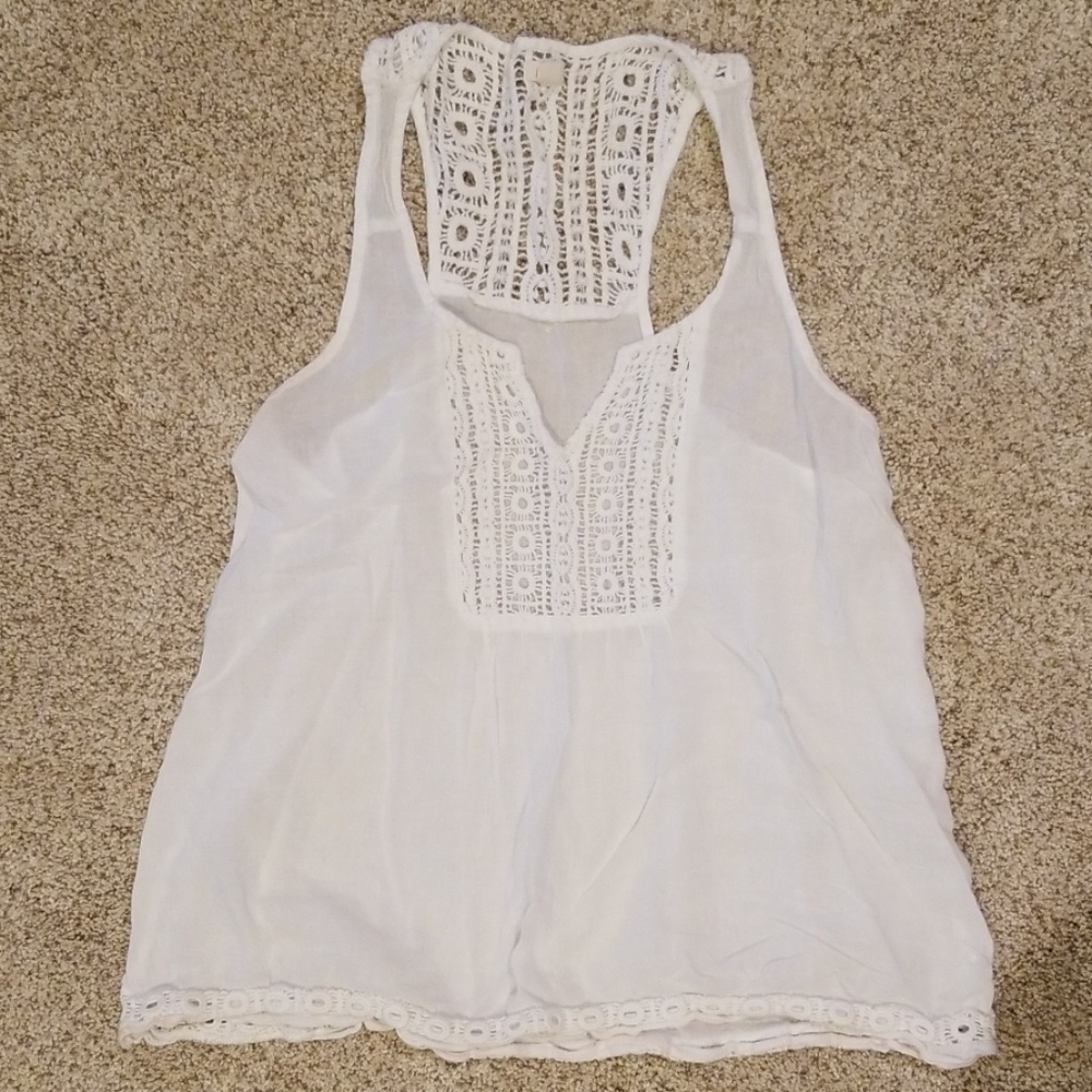 Aerie Crochet Tank Top